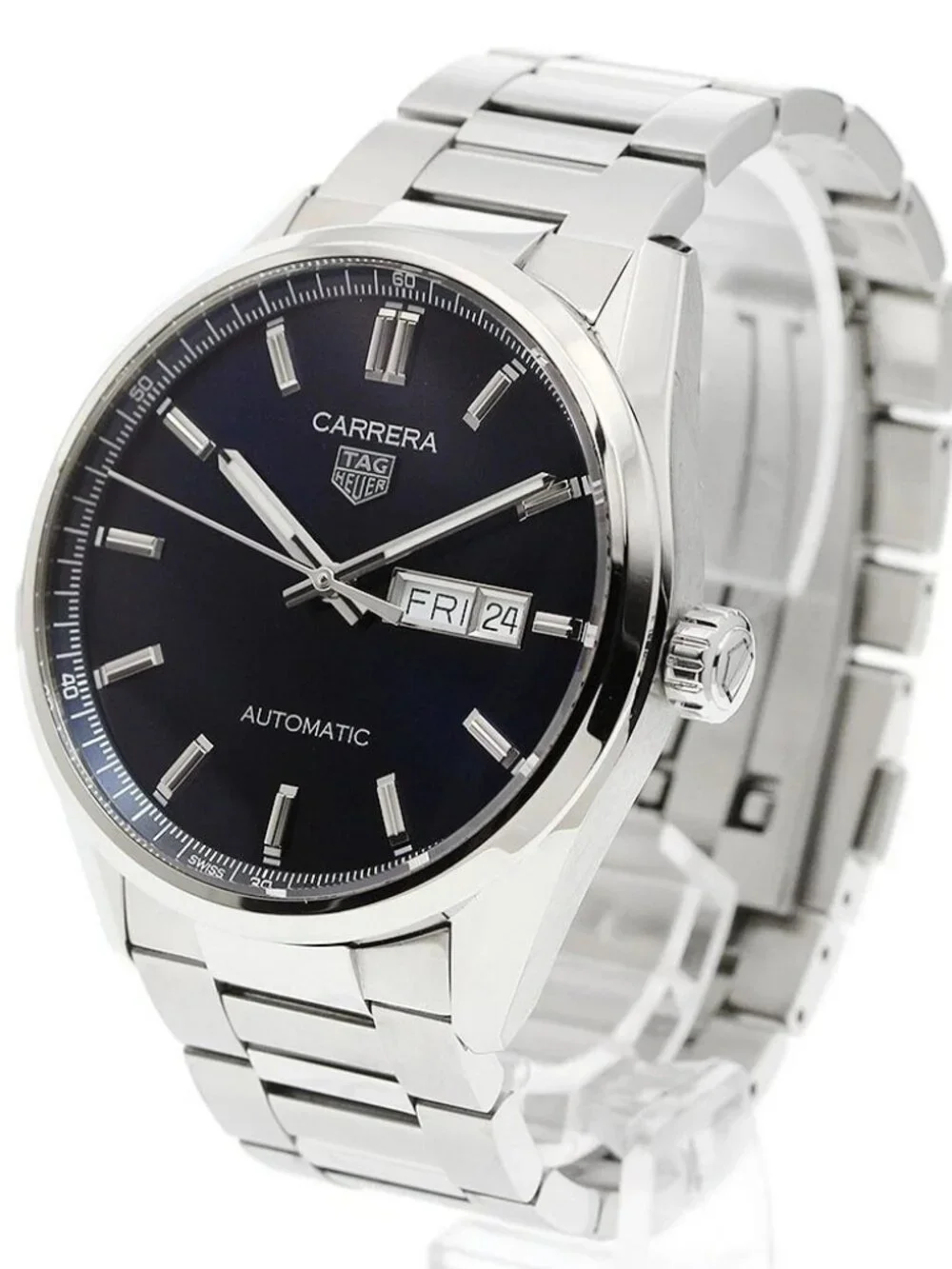 TAG HEUER Carrera Caliber 5 WBN2012.BA0640 Day date Automatic Men's Watch_956693